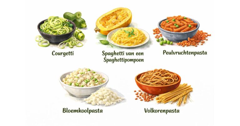 Koolhydraatarme Pasta: 5 Gezonde Alternatieven voor een Stabiele Bloedsuiker in 2026 11 Koolhydraatarme Pasta: 5 Gezonde Alternatieven