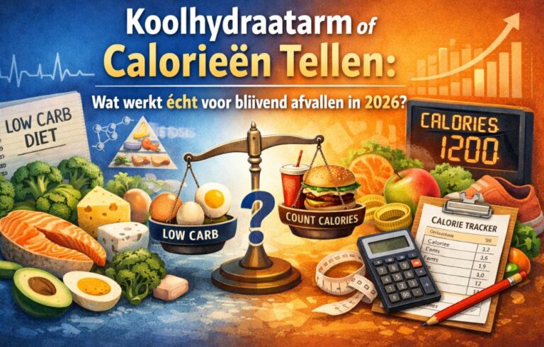 Koolhydraatarm of calorieën tellen: wat werkt écht voor blijvend afvallen in 2026? 13 Koolhydraatarm of calorieën tellen