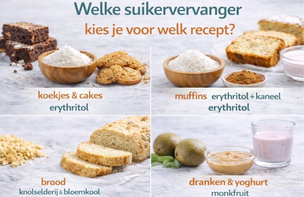 De Beste Suikervervanger voor Koolhydraatarm Bakken (2026 Gids) 8 Welke suikervervanger kies je voor welk recept?